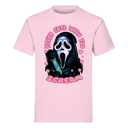 Scream - Schrei! T-Shirt Ghost Face You're Cute when you Scream Größe L