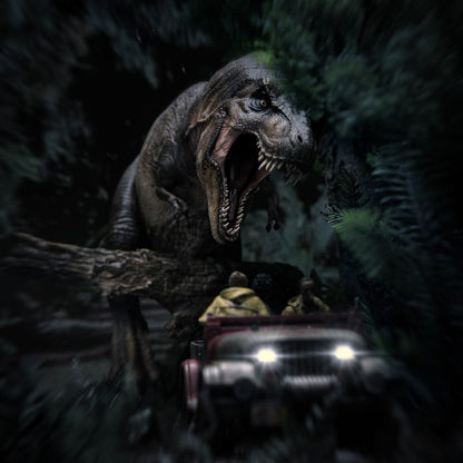 Jurassic Park Demi Art Scale Statue 1/20 T-Rex Chase