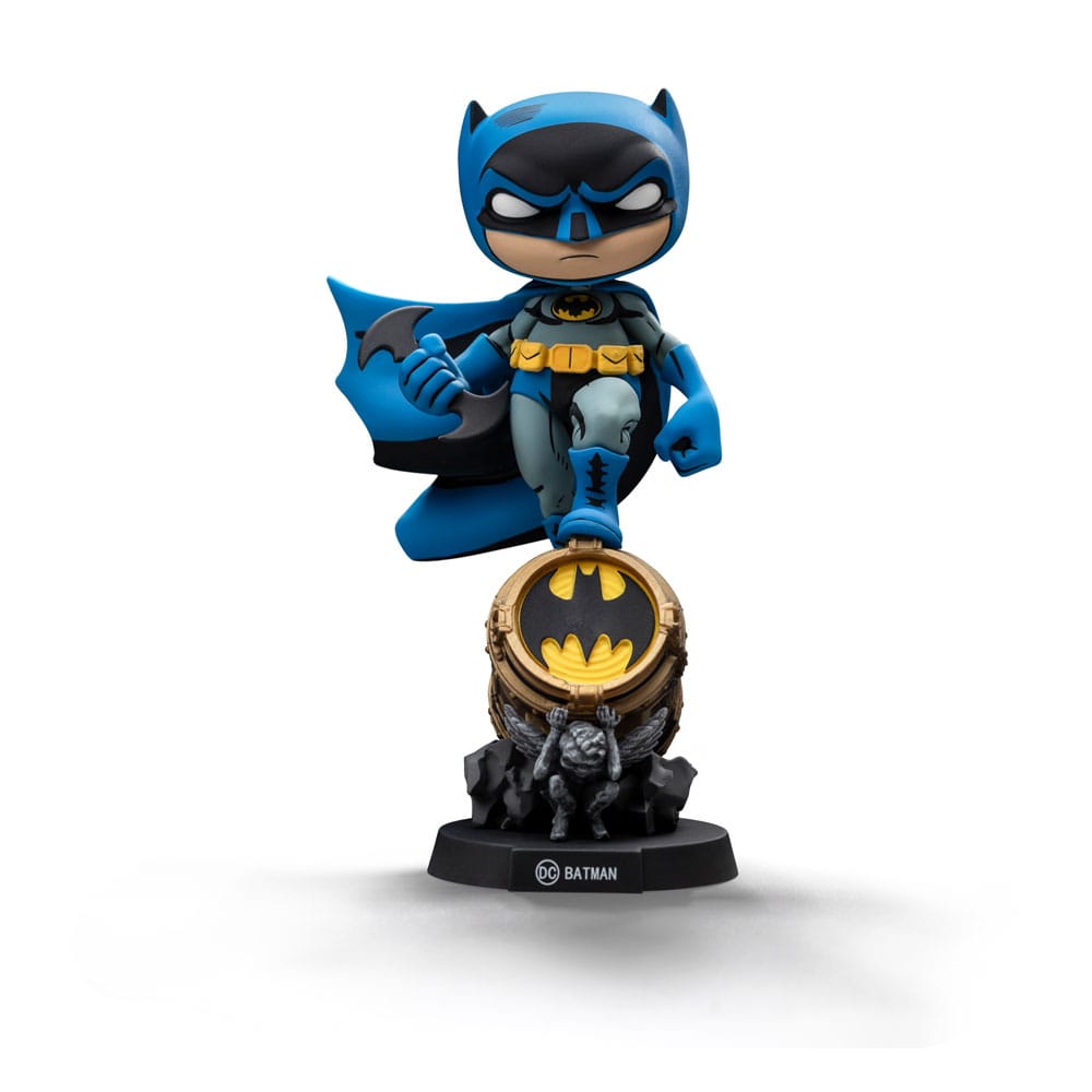 Batman Mini Co. PVC Figur Batman on Bat-Signal (Blue Variant) 19 cm