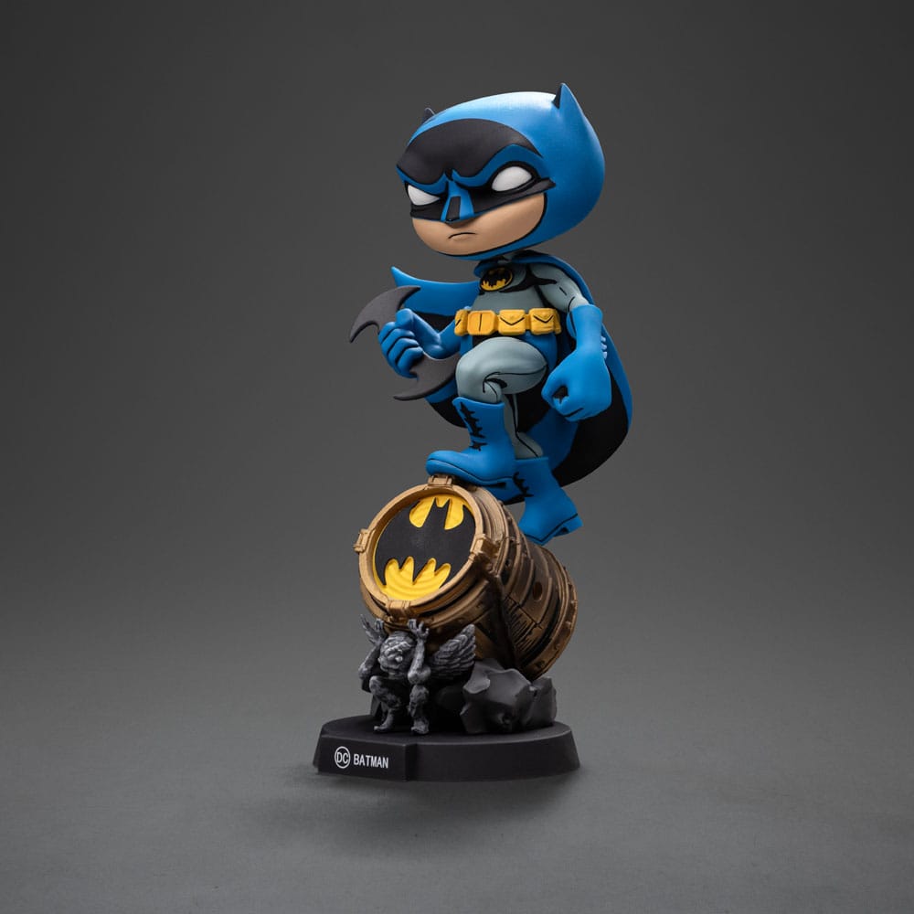 Batman Mini Co. PVC Figur Batman on Bat-Signal (Blue Variant) 19 cm