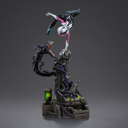 Spider-Man vs Villains Art Scale Statue 1/10 Ghost Spider Diorama  34 cm