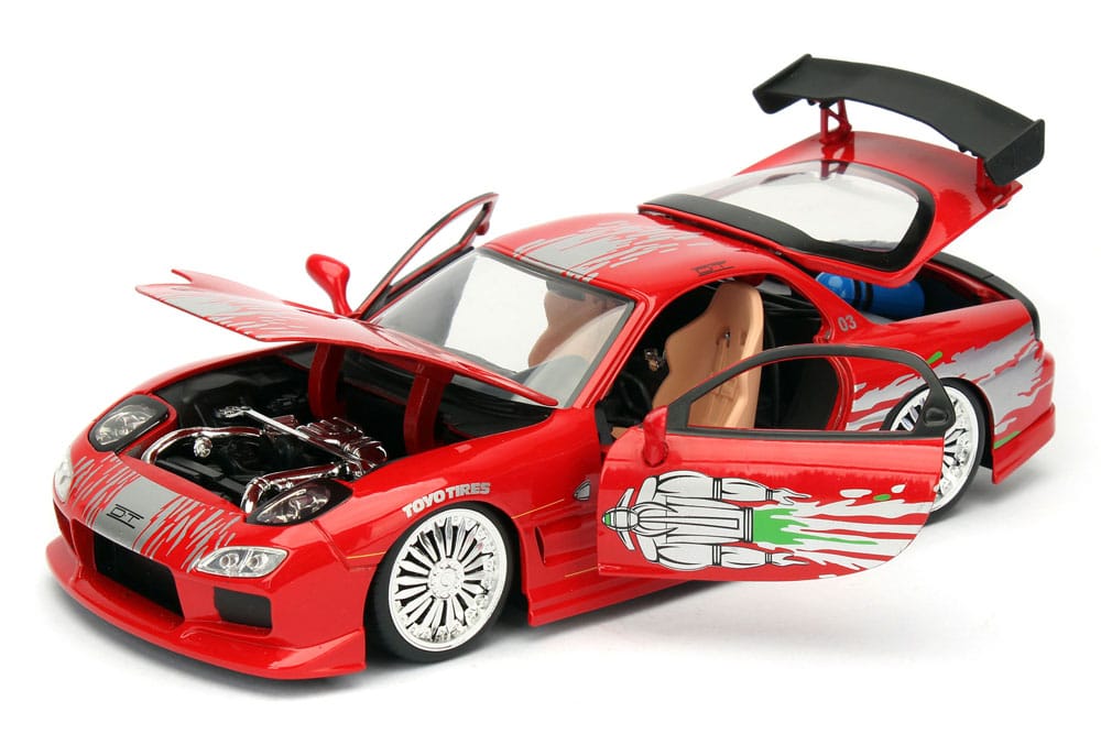 Fast & Furious Diecast Modell 1/24 1993 Mazda RX-7