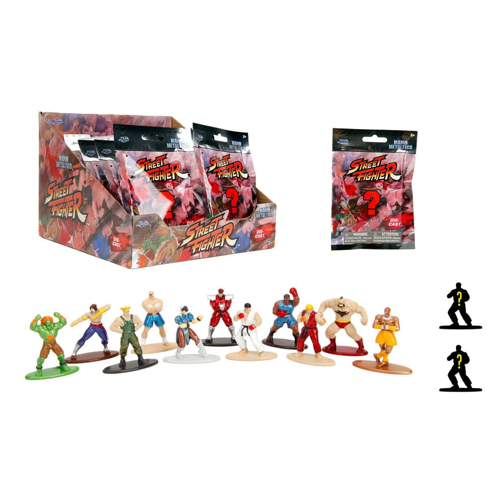 Street Fighter Nano Metalfigs Diecast Minifiguren Display 6 cm (24)