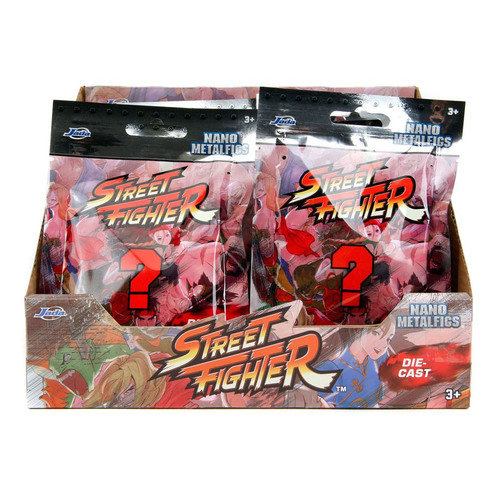 Street Fighter Nano Metalfigs Diecast Minifiguren Display 6 cm (24)
