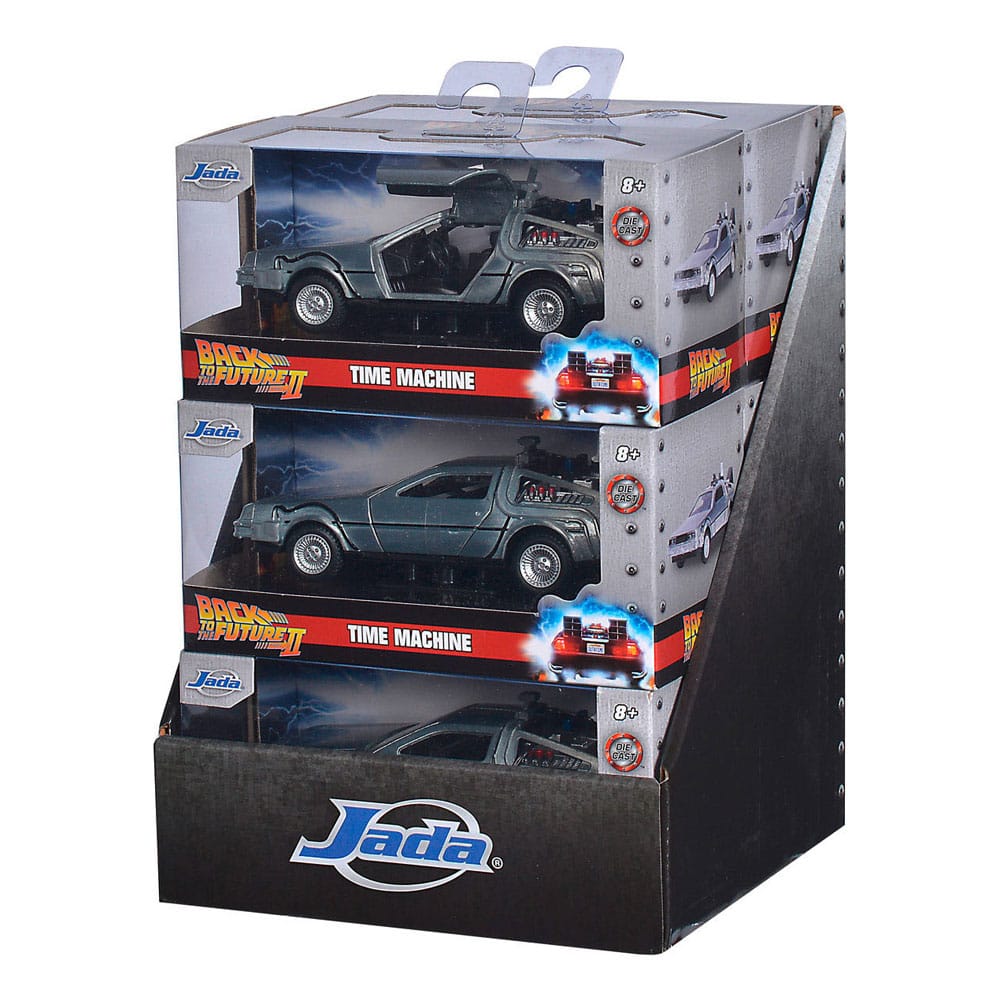 Zurück in die Zukunft Diecast Modell 1/32 Time Machine Display (6)