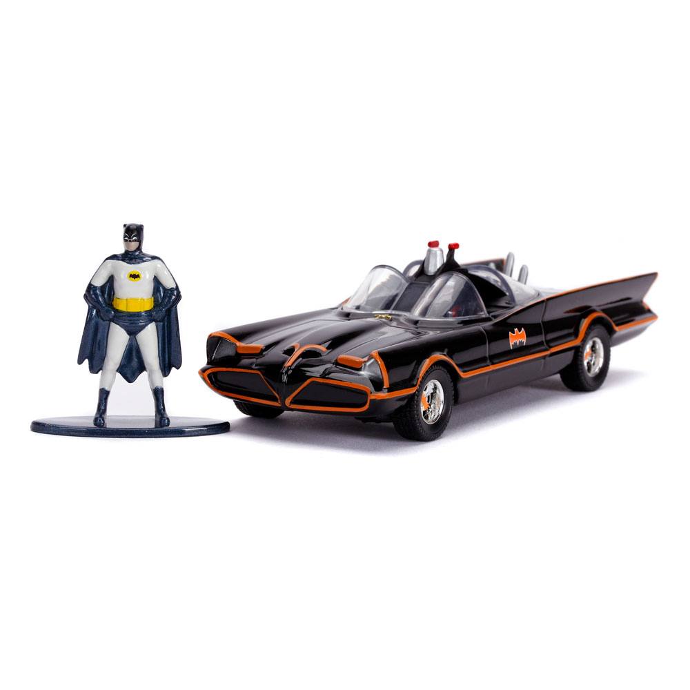 Batman Classic TV Series Diecast Modell 1/32 1966 Classic Batmobil mit Figur