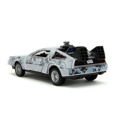 Zurück in die Zukunft Hollywood Rides Diecast Modell 1/32 DeLorean Time Machine Frost