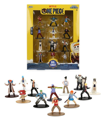 One Piece Nano Metalfigs Minifiguren 12er-Pack Sortiment (12)