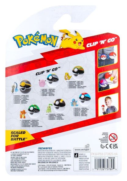 Pokémon Clip 'n' Go Minifiguren Poké Balls ver. 22 Sortiment (6)