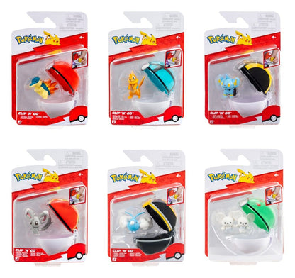 Pokémon Clip 'n' Go Minifiguren Poké Balls ver. 23 Sortiment (6)