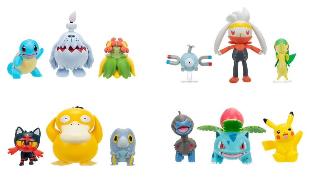 Pokémon Battle Figure Actionfiguren 3er-Pack ver. 29 Sortiment (4)