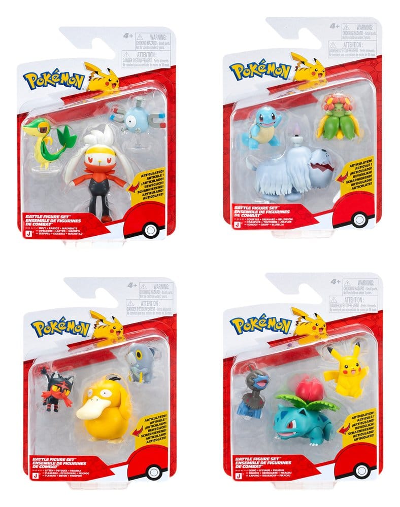 Pokémon Battle Figure Actionfiguren 3er-Pack ver. 29 Sortiment (4)