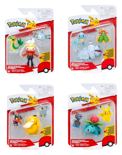 Pokémon Battle Figure Actionfiguren 3er-Pack ver. 29 Sortiment (4)