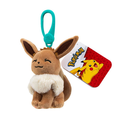 Pokémon Plüschfiguren mit Clip On 10 cm Sortiment (6)