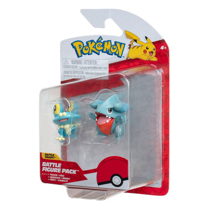 Pokémon Battle Figure First Partner Set Figuren 2er-Pack Kaumalat, Froxy 5 cm