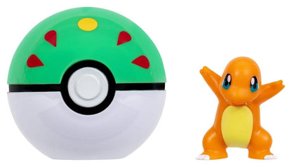 Pokémon Clip 'n' Go Actionfigur Glumanda & Freundesball