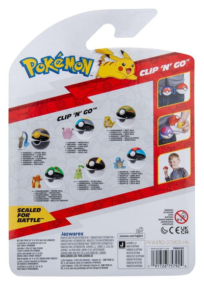 Pokémon Clip 'n' Go Actionfigur Glumanda & Freundesball