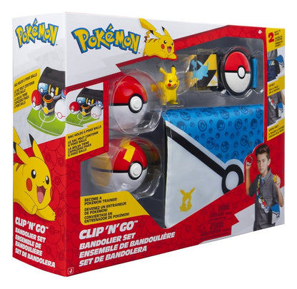 Pokémon Clip 'n' Go Patronengurt-Set Pikachu