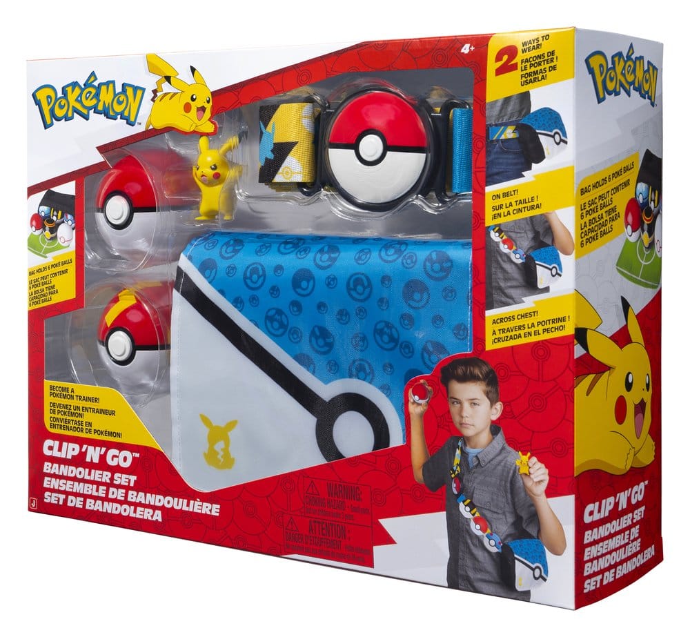 Pokémon Clip 'n' Go Patronengurt-Set Pikachu