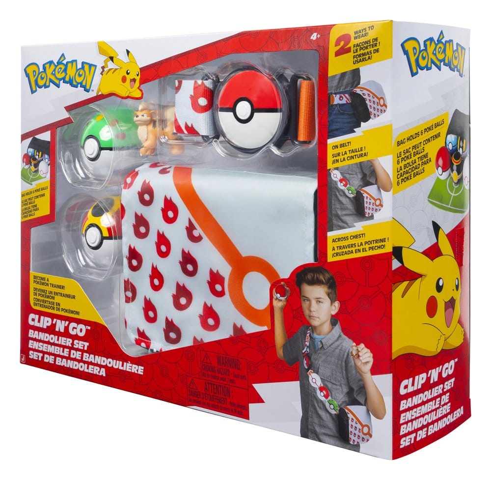 Pokémon Clip 'n' Go Patronengurt-Set Fukano