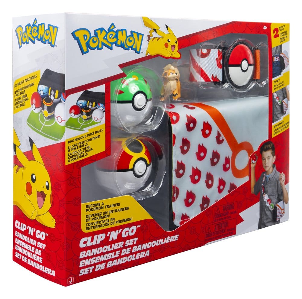Pokémon Clip 'n' Go Patronengurt-Set Fukano