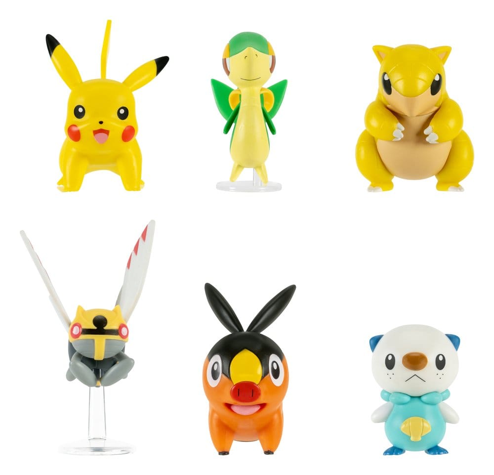 Pokémon Battle Figure Actionfiguren 6er-Pack