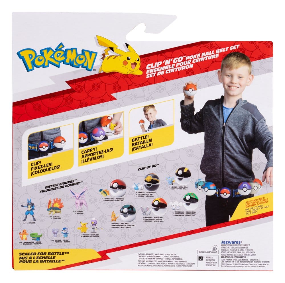 Pokémon Clip 'n' Go Gürtel-Set Actionfigur Fynx