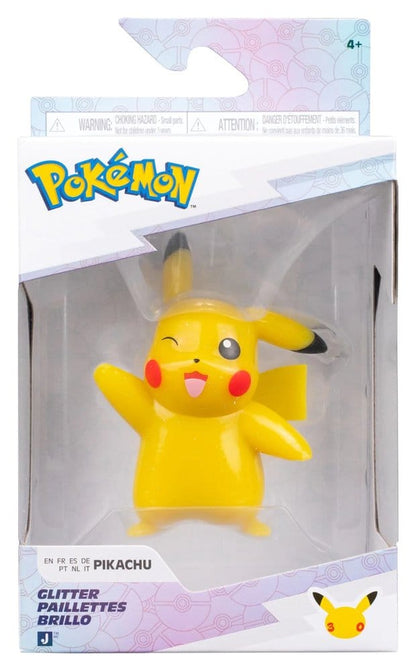 Pokémon Battle Figure Actionfigur Pikachu (30th Anniversary Glitter) 8 cm