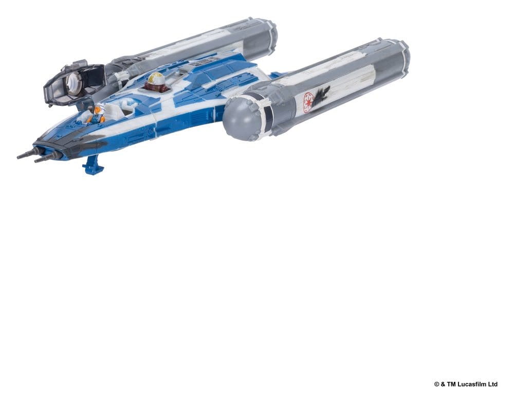 Star Wars Mittelgroßes Fahrzeug & Figuren Set BTL-B Y-Flügler & Ahsoka & R7-A7