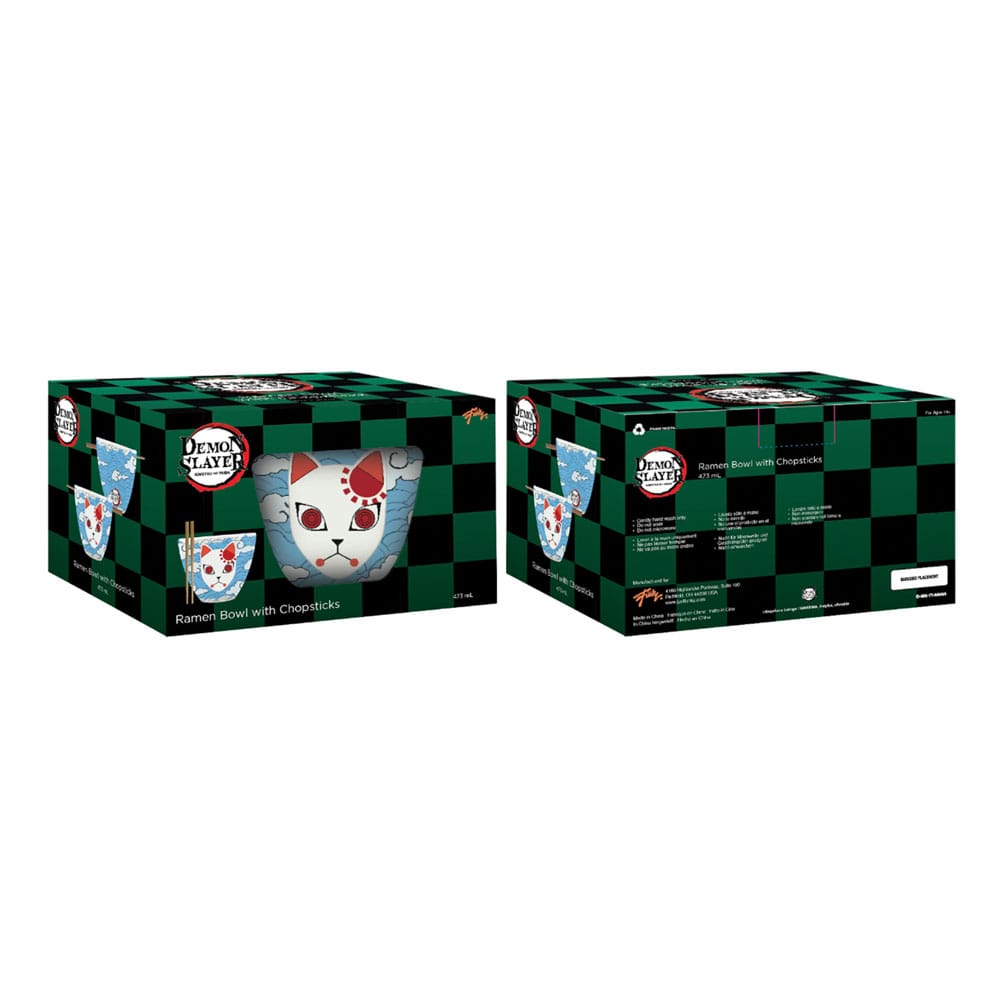 Demon Slayer Ramen-Schüssel mit Stäbchen Tanjiro Mask 473 ml