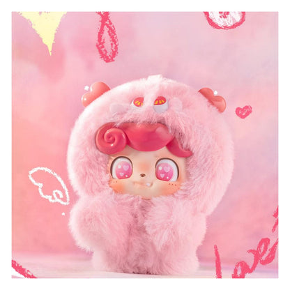 QKid: Emotional Hairy Monsters Series Blind Box Figur 12 - 14 cm Display (6)