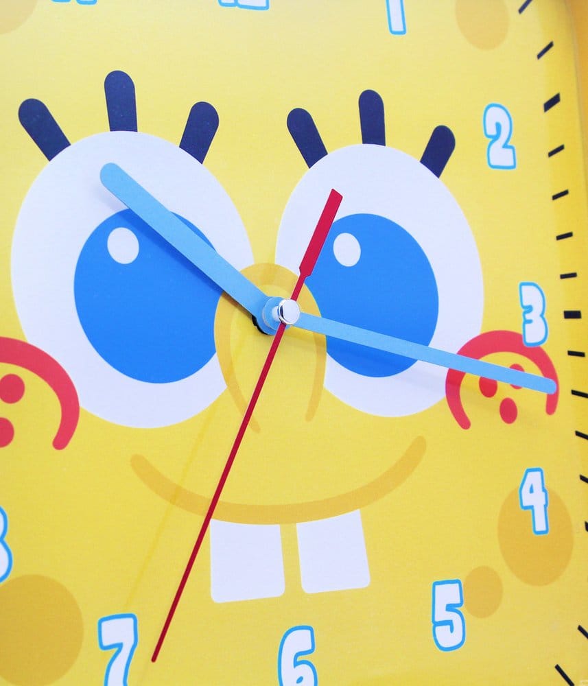 Spongebob Wanduhr quadratisch Spongebob