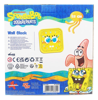 Spongebob Wanduhr quadratisch Spongebob