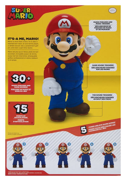 World of Nintendo Sprechende Actionfigur It's-A Me! Mario 36 cm