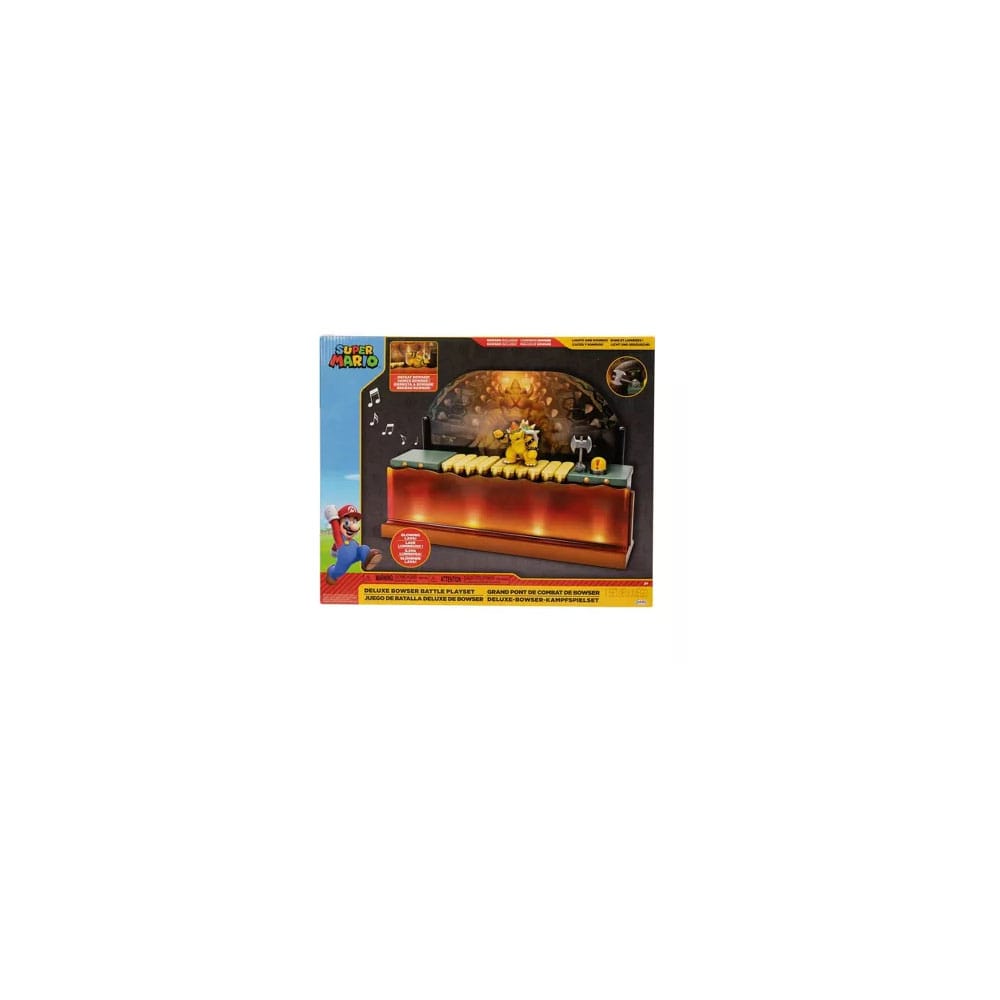 World of Nintendo Super Mario Spielset Bowser Battle Deluxe