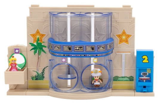 Der Super Mario Galaxy Film Diorama mit 2 Minifiguren Sternentor-Galaxie