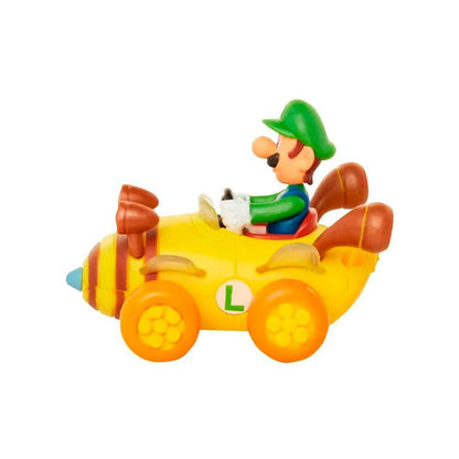 World of Nintendo Super Mario Kart Rückzug-Fahrzeuge mit Figuren Wave 1 Sortiment (12)