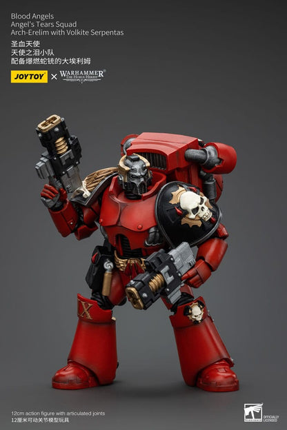Warhammer The Horus Heresy Actionfigur 1/18 Blood Angels Angel's Tears Squad Arch-Erelim with Volkite Serpentas 12 cm