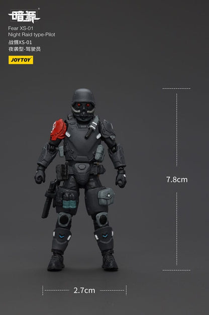 Battle For the Stars Actionfigur Fear XS-01 Night Raid type-Pilot 12 cm