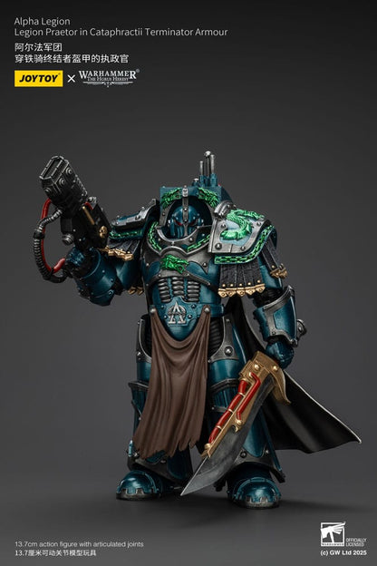 Warhammer The Horus Heresy Actionfigur Alpha Legion Legion Praetor in Cataphractii Terminator Armour 18 cm