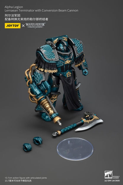 Warhammer The Horus Heresy Actionfigur Alpha Legion Lernaean Terminator with Conversion Beam Cannon 20 cm