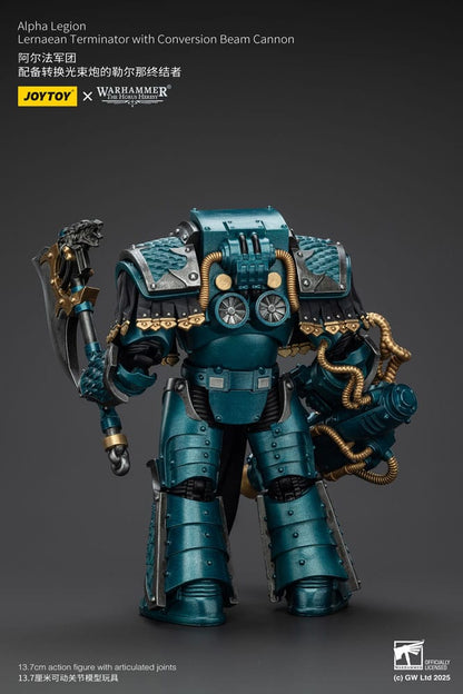 Warhammer The Horus Heresy Actionfigur Alpha Legion Lernaean Terminator with Conversion Beam Cannon 20 cm