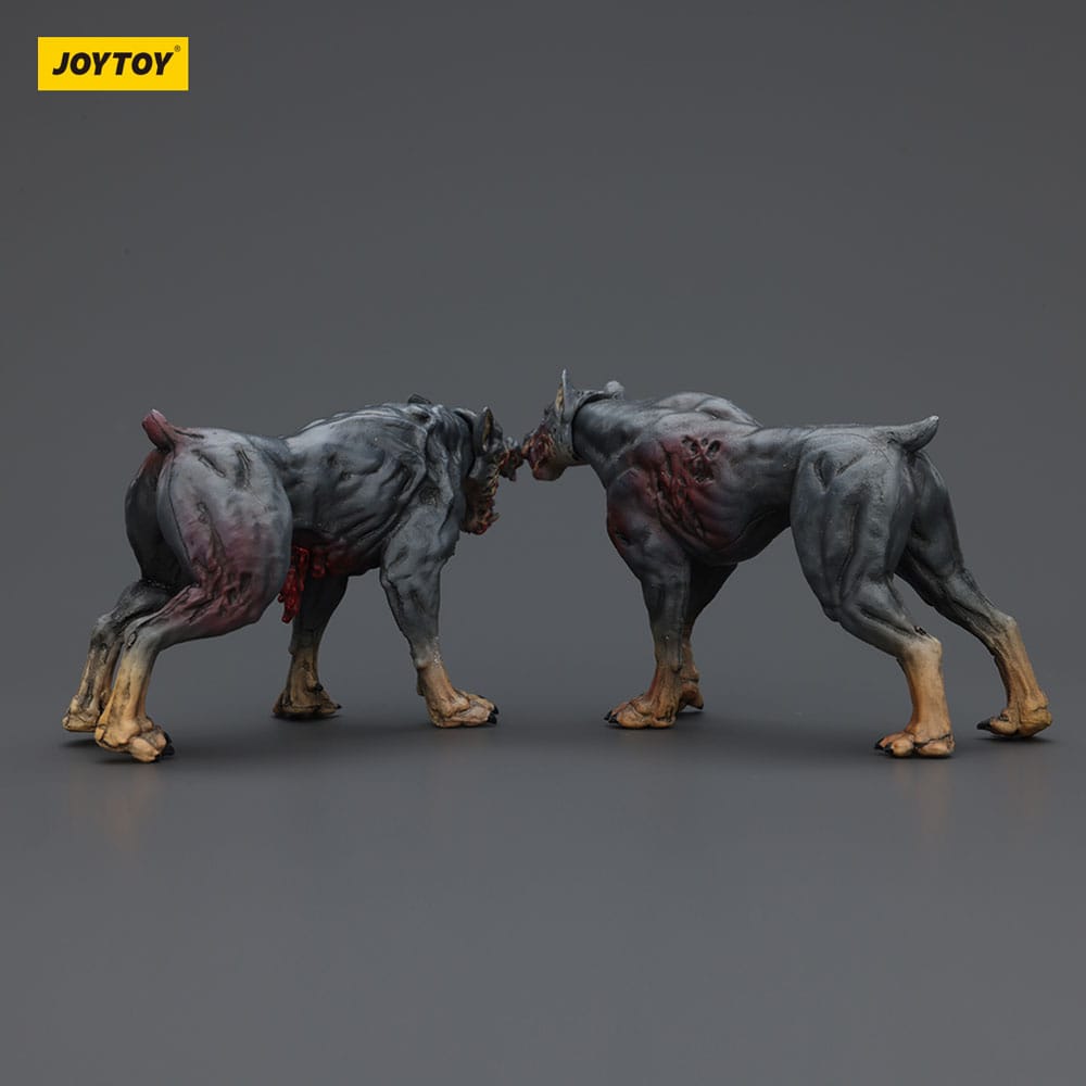 Zombie Dark Source Actionfiguren 2er-Pack Police Dogs 8 cm