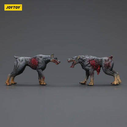 Zombie Dark Source Actionfiguren 2er-Pack Police Dogs 8 cm