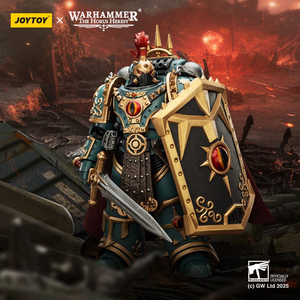 Warhammer The Horus Heresy Actionfigur Sons of Horus Little Horus Aximand Captain of the 5th Company 20 cm