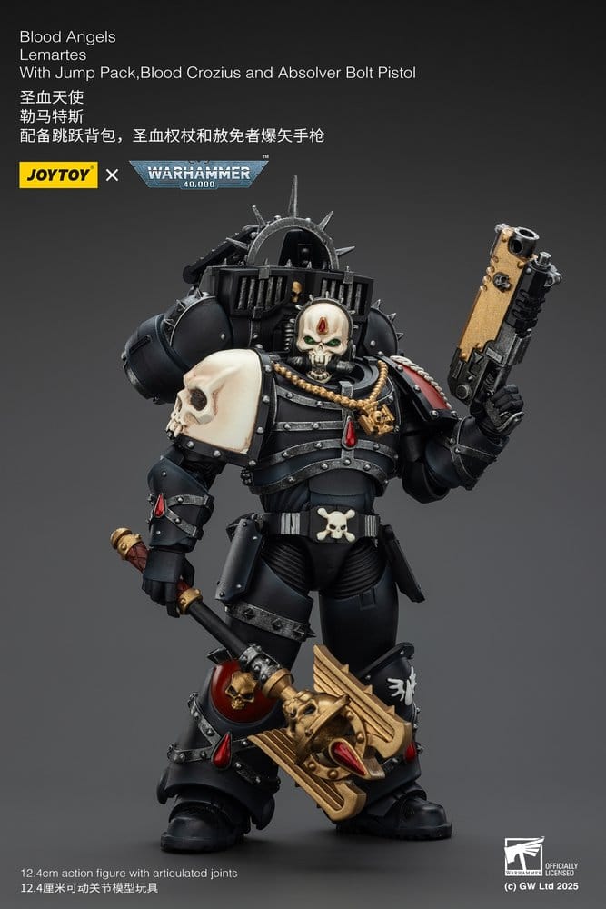 Warhammer 40,000 Actionfigur Blood Angels Lemartes 12 cm
