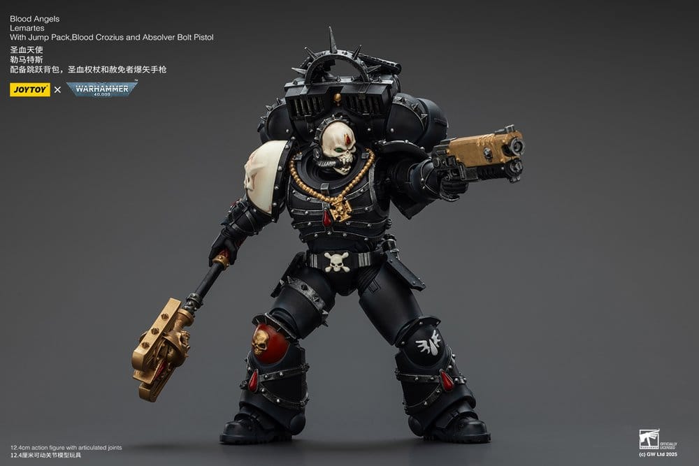 Warhammer 40,000 Actionfigur Blood Angels Lemartes 12 cm
