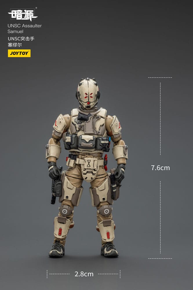 UNSC Dark Source Actionfigur Assaulter Samuel 7 cm