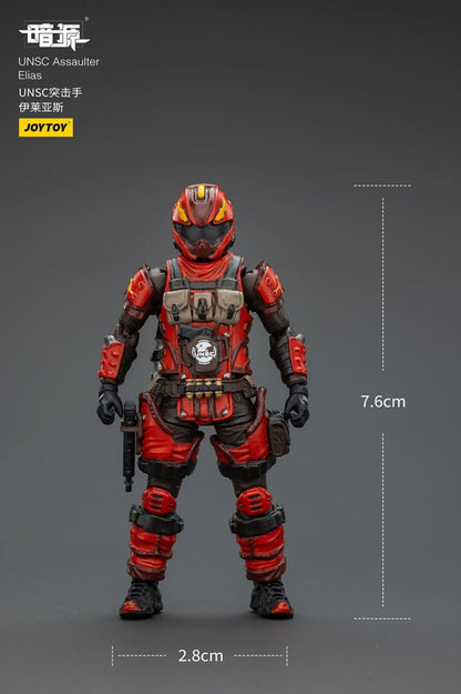 UNSC Dark Source Actionfigur Assaulter Elias 7 cm