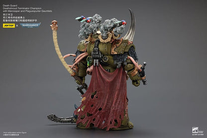 Warhammer 40k Actionfigur 1/18 Death Guard Deathshroud Terminator Championwith Manreaper and Plaguespurter Gauntlets 14 cm